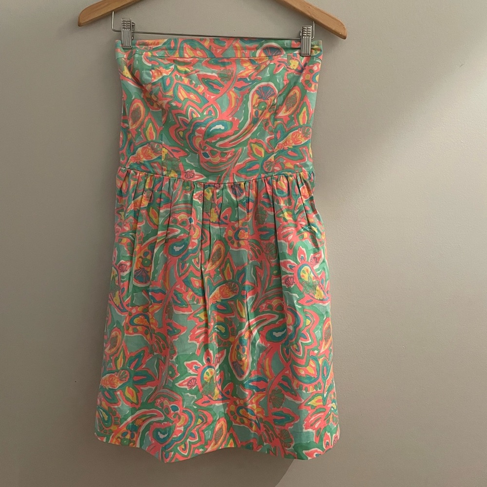 Lilly Pulitzer Strapless Dress